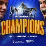Union Bordeaux-Bègles - Vainqueur Champions Cup 2025.